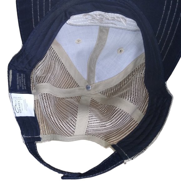 FORD INFINITY Blue and Tan Mesh Trucker Hat Ford Baseball Cap Mesh Hat OSFM - Picture 10 of 10